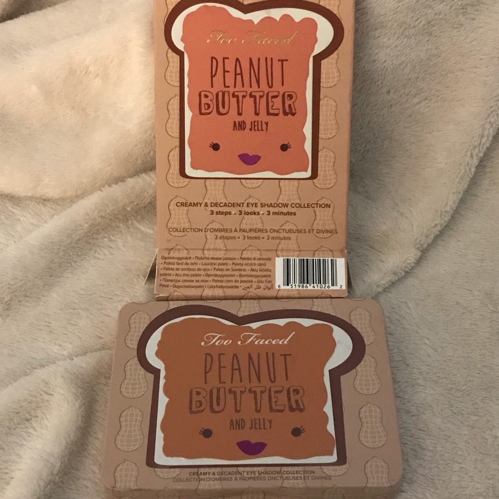 BNIB Too Faced Peanut Butter and Jelly Palette